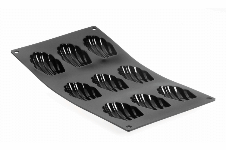 Moule 9 madeleines De Buyer Moul'flex 1966.01 en silicone