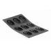 Moule 9 madeleines De Buyer Moul'flex 1966.01 en silicone
