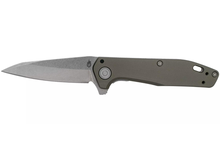 Couteau pliant Gerber Fastball Stonewash GE001716 manche en aluminium 10,4cm