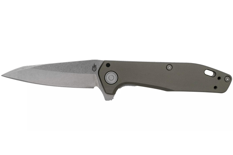 Couteau pliant Gerber Fastball Stonewash GE001716 manche en aluminium 10,4cm