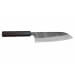 Couteau santoku japonais artisanal Yu Kurosaki Fujin Black 17cm