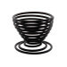 Coquetier spirale Point-Virgule Wire noir