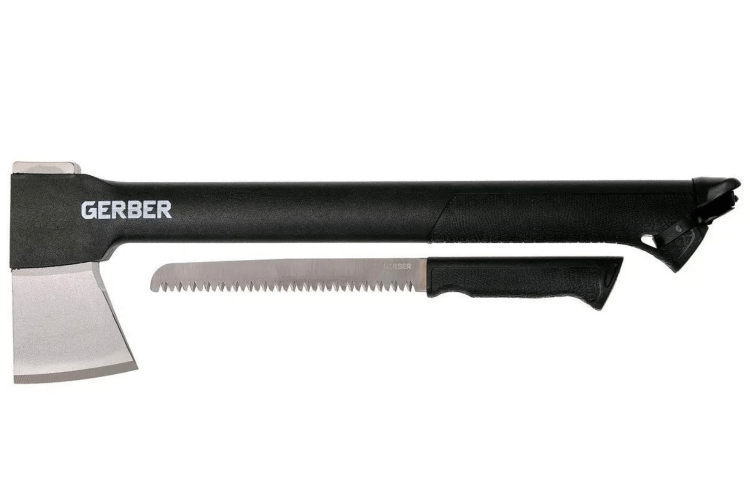 Hache 2 en 1 Gerber Gator Combo Axe II GE41420 manche en nylon/fibres de verre + étui en nylon
