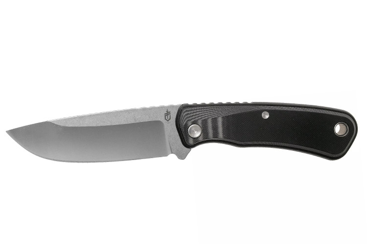 Couteau Gerber Downwind GE001817 lame 10,8cm manche en G10 + &eacute;tui avec mousqueton