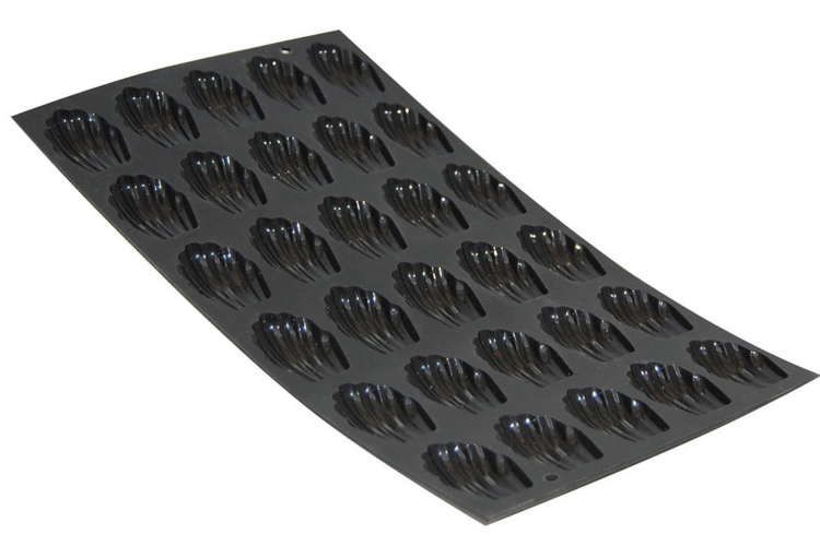Moule pour 30 mini madeleines De Buyer Moul'flex 1994.01 en silicone