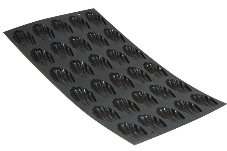 Moule pour 30 mini madeleines De Buyer Moul'flex 1994.01 en silicone