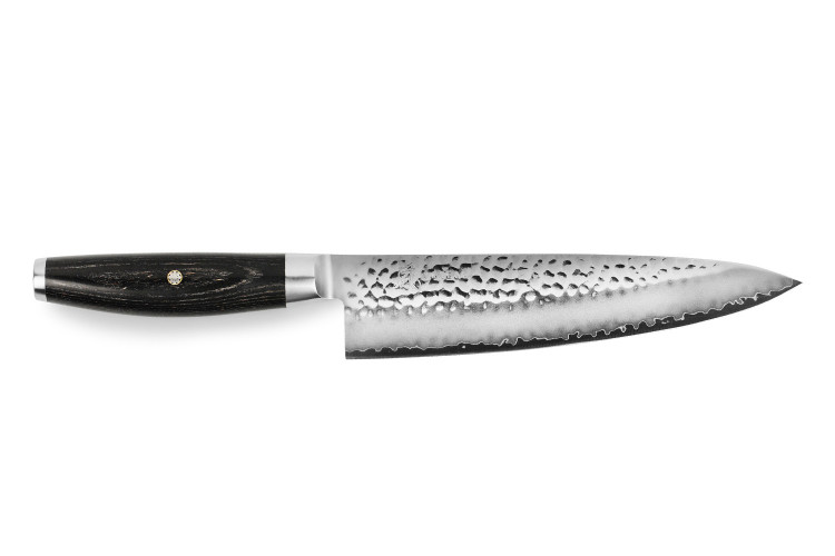 Couteau de chef japonais Yaxell Ketu lame 20cm manche en Pakkawood