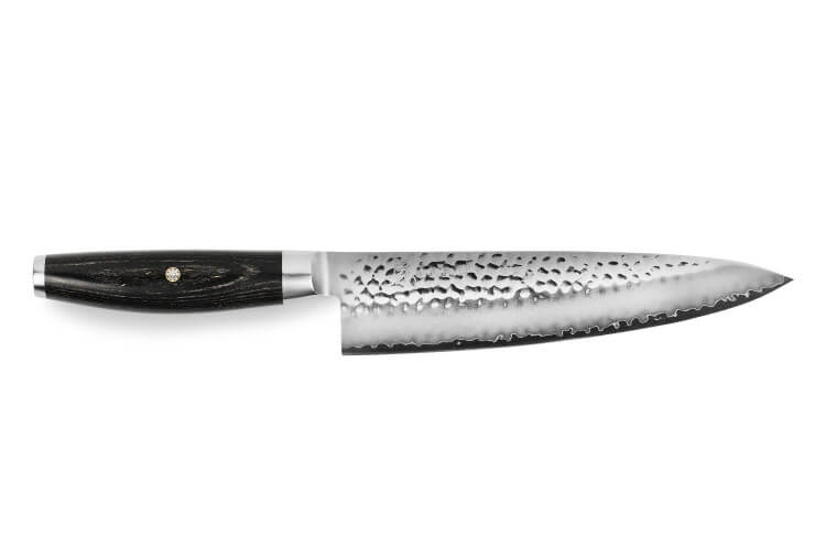 Couteau de chef japonais Yaxell Ketu lame 20cm manche en Pakkawood