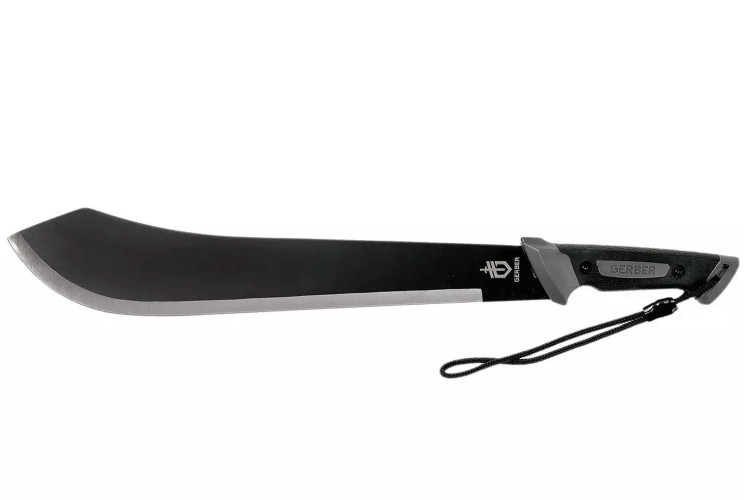 Machette Gerber Gator Bolo GE002076 39,4cm manche en caoutchouc noir avec &eacute;tui