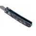 Couteau pliant Benchmade Tengu Flipper 601-211 lame damassée manche g10/carbone 9,8cm avec étui en cuir