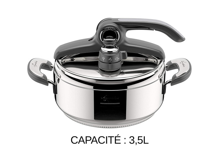 Autocuiseur Lagostina Novia Lagoeasy'up fond Lagoplan 2 programmes de cuisson