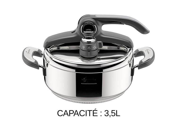 Autocuiseur Lagostina Novia Lagoeasy'up fond Lagoplan 2 programmes de cuisson