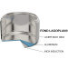 Autocuiseur Lagostina Novia Lagoeasy'up fond Lagoplan 2 programmes de cuisson