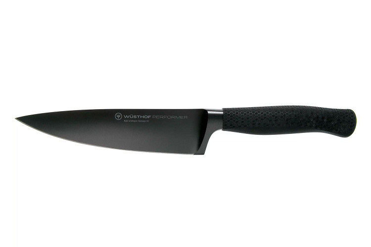 Couteau de chef Wusthof Performer lame 16cm &agrave; rev&ecirc;tement noir anti-rayures