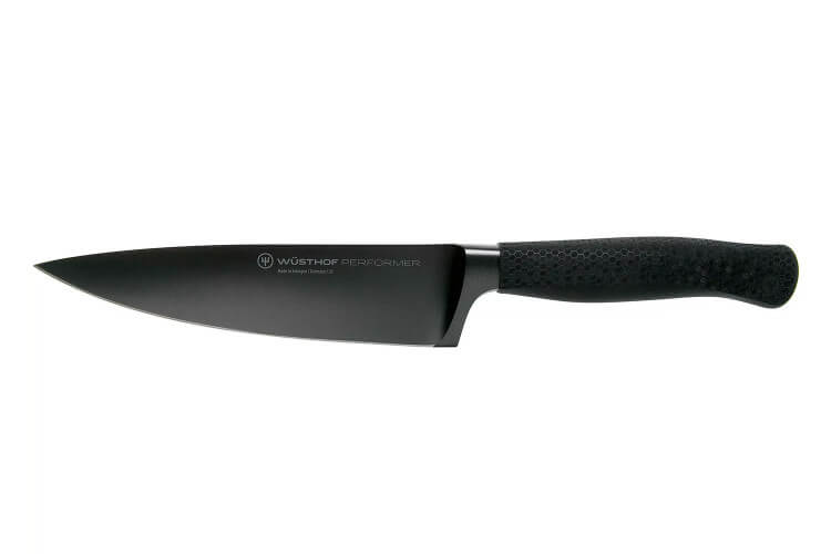 Couteau de chef Wusthof Performer lame 16cm à revêtement noir anti-rayures