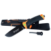 Couteau Ganzo Firebird GF8012OR lame 9,9cm manche en ABS noir/orange