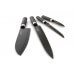 Coffret 4 couteaux de cuisine Berghoff revêtement céramique noir
