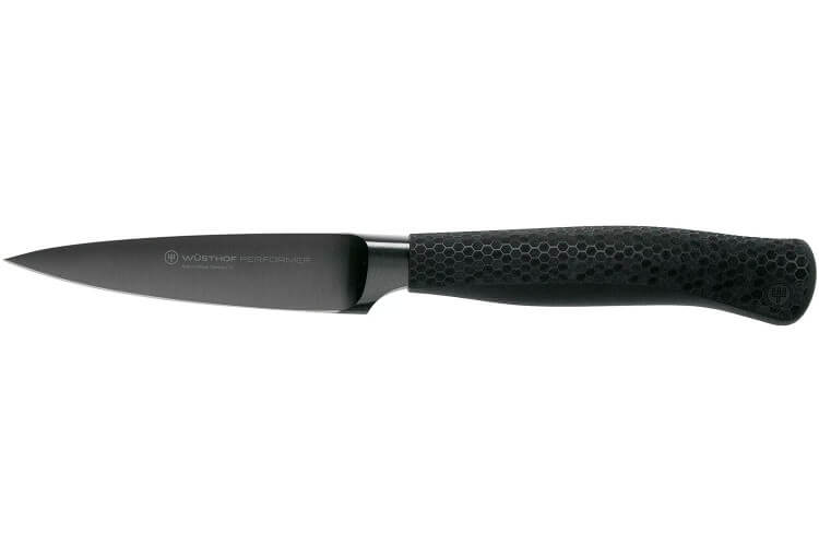 Couteau d'office Wusthof Performer lame 9cm à revêtement noir anti-rayures