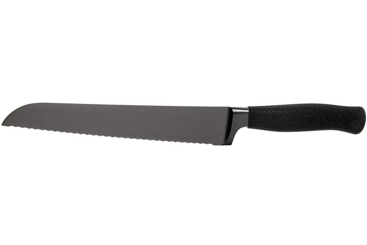 Couteau &agrave; pain Wusthof Performer lame micro dentel&eacute;e 23cm &agrave; rev&ecirc;tement anti-rayures