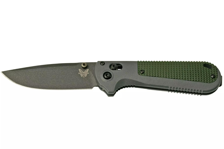 Couteau pliant Benchmade Redoubt 430BK manche Grivory gris/vert 12cm