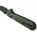 Couteau pliant Benchmade Redoubt 430SBK lame semi-dentelée manche Grivory gris/vert 12cm