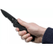 Couteau pliant Benchmade Tactical Triage 917SBK manche en G10 noir 12,4cm avec coupe ceinture