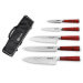 Mallette de 5 couteaux de cuisine Wusaki Pakka X50 manches pakkawood