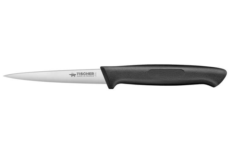 Couteau à saigner professionnel Fischer HACCP 10cm manche creative chef noir