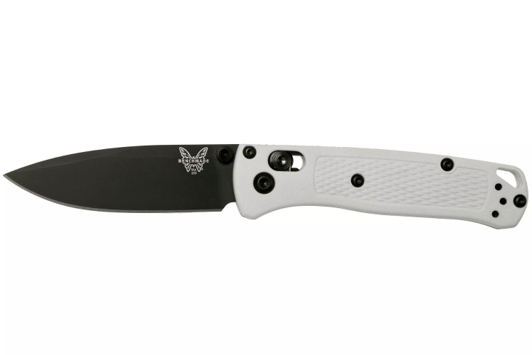 Couteau pliant Benchmade Mini Bugout 533BK-1 manche Grivory blanc 9cm