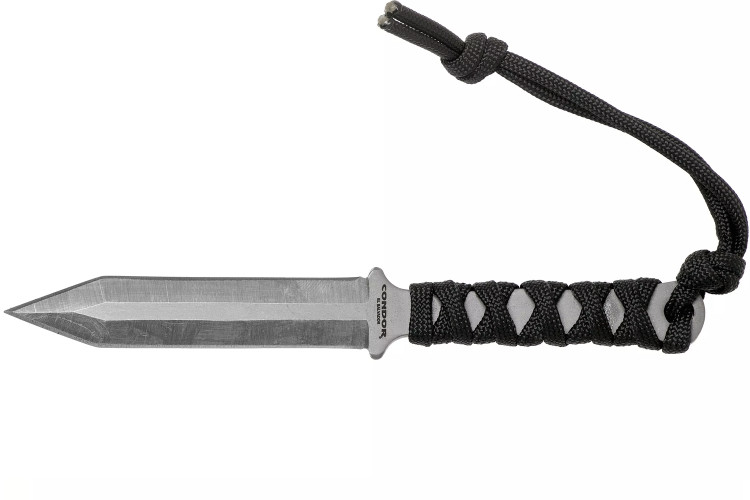 Couteau de cou Condor Neck Gladius 61729 lame 8cm manche paracorde avec &eacute;tui en kydex