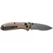 Couteau pliant Benchmade Mini Presidio BN575SGY-2001 manche en aluminium bronze 10,8cm - Edition limitée 2020