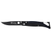 Couteau pliant Lug SP1TBB noir mat et bleu black titanium 11cm avec clip