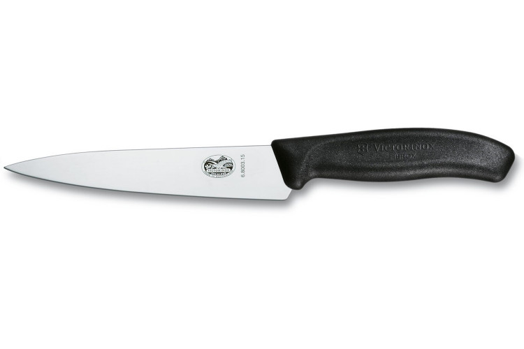 Couteau &agrave; d&eacute;couper Victorinox SwissClassic 15cm manche noir