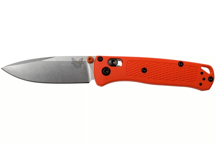 Couteau pliant Benchmade Mini Bugout 533 manche grivory orange 9cm