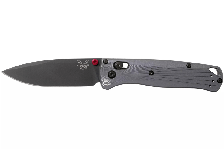 Couteau pliant Benchmade Bugout 535BK-4 manche aluminium anodisé gris 10,7cm