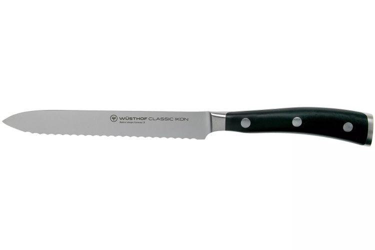Couteau &agrave; saucisson W&uuml;sthof Classic Ikon forg&eacute; 14cm