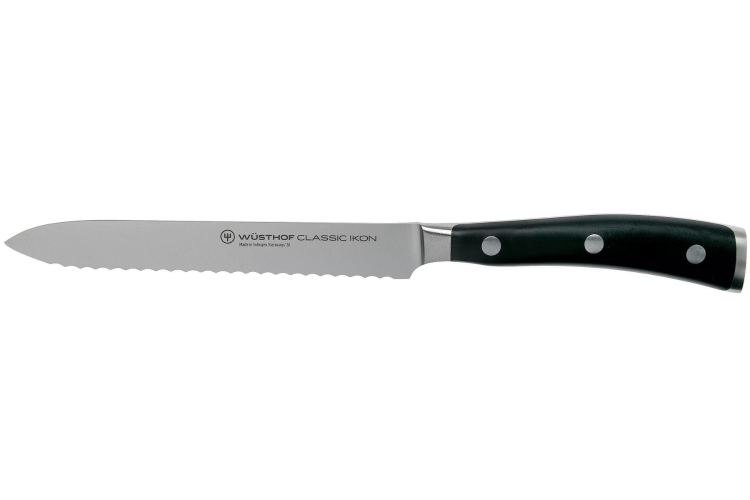 Couteau à saucisson Wüsthof Classic Ikon forgé 14cm