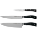 Coffret 3 couteaux Wüsthof Classic Ikon forgés - office 9cm + tranchelard 20cm + chef 20cm