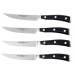 Coffret 4 couteaux à steak Wüsthof Classic Ikon forgé 11,5cm