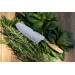 Couteau Santoku alvéolé Wüsthof Amici forgé 17cm en bois d'olivier