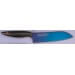 Couteau santoku Kasumi Titanium bleu lame 18cm
