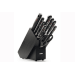 Bloc de 9 couteaux Wusthof Classic forgés coloris anthracite