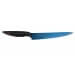 Couteau a decouper Kasumi Titanium bleu lame 20cm