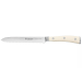 Couteau à saucisson Wüsthof Classic Ikon Blanc forgé lame crantée 14cm