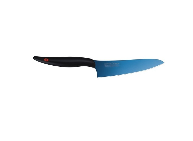 Couteau universel Kasumi Titanium bleu lame 13cm