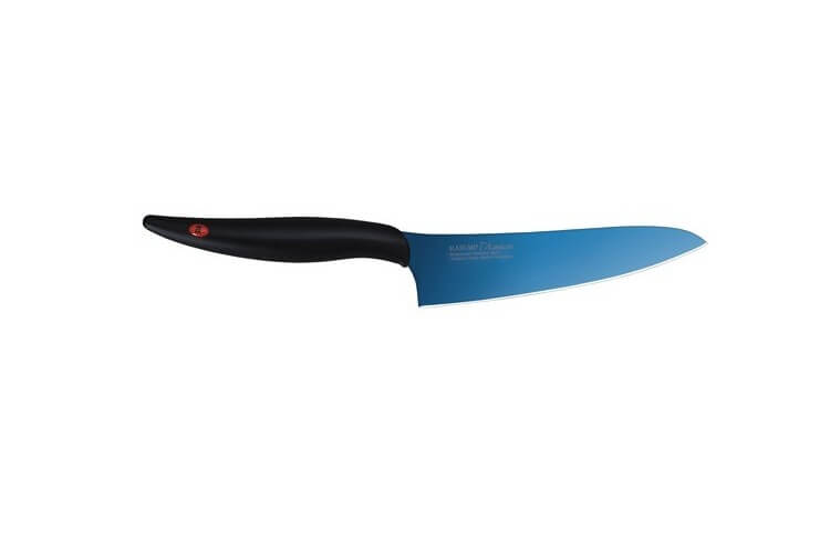 Couteau universel Kasumi Titanium bleu lame 13cm