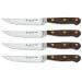 Coffret 4 couteaux à steak Wüsthof Crafter en chêne