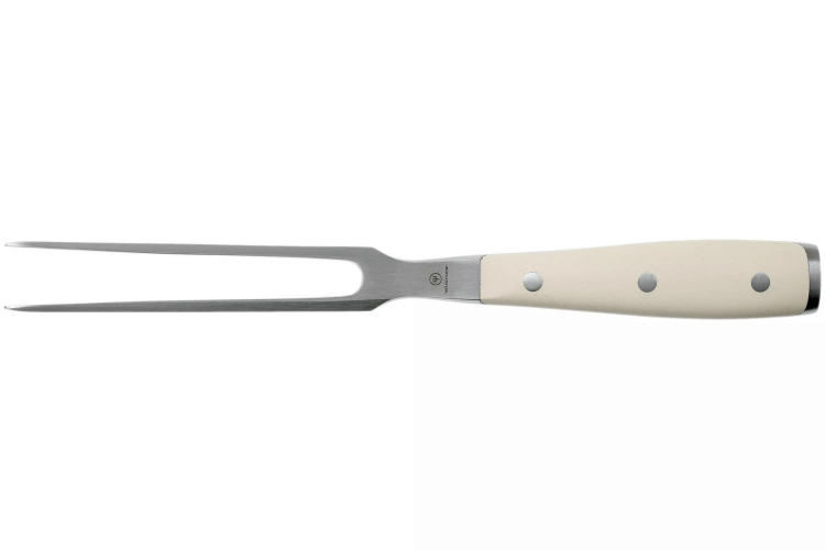 Fourchette à viande Wüsthof Classic Ikon Blanc forgée 16cm