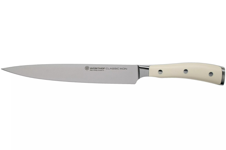Couteau tranchelard W&uuml;sthof Classic Ikon Blanc forg&eacute; 20cm