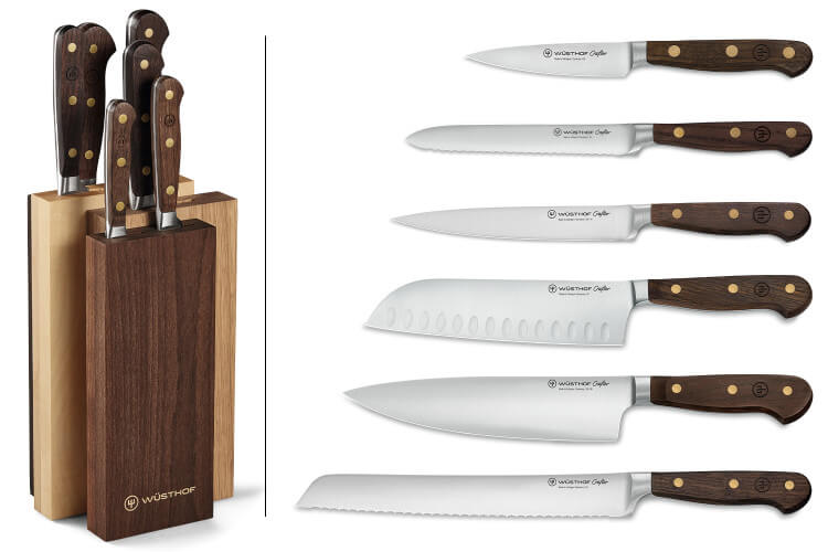 Bloc 6 couteaux forgés Wüsthof Crafter